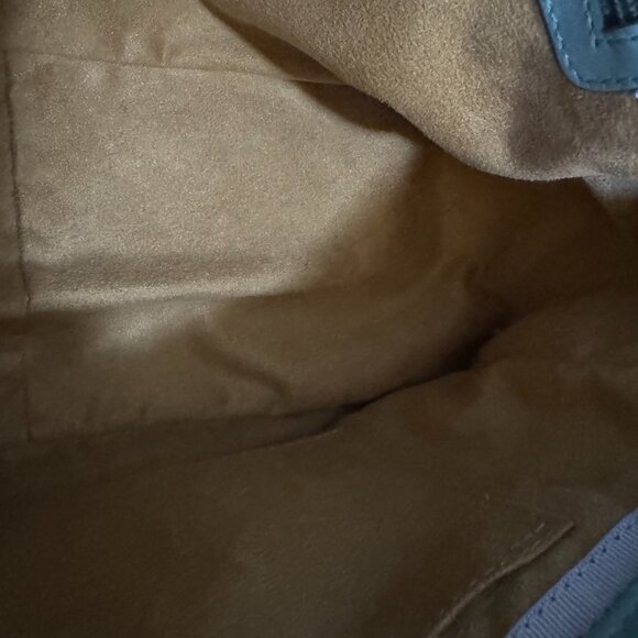 Jimmy Choo Tulita Leather Hobo Shoulder Vintage Handbag in Light Blue - Picture 7 of 10